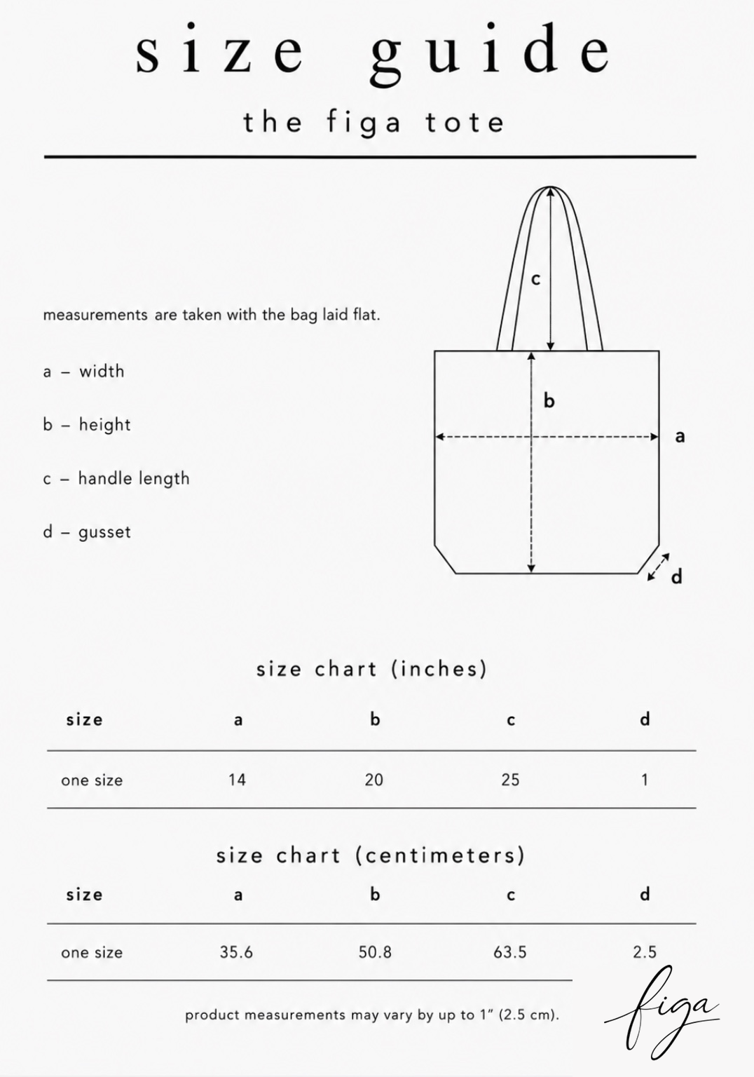 the figa globale tote
