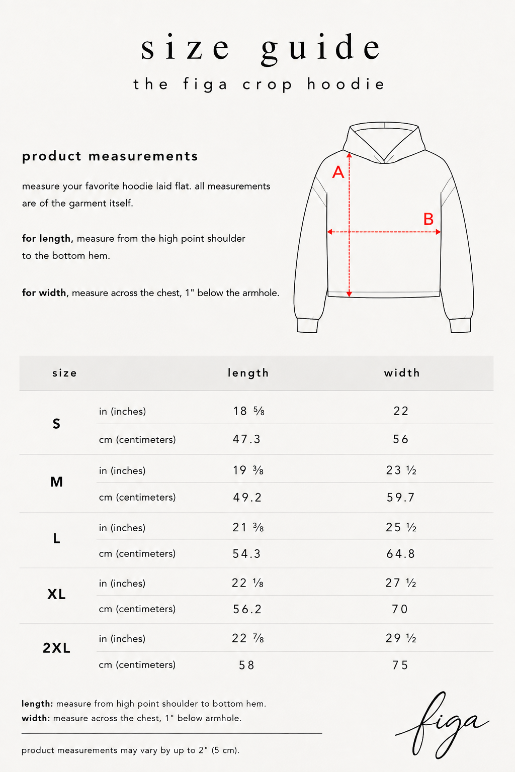 the figa crop hoodie
