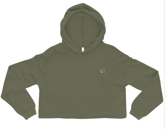 the cat crop hoodie