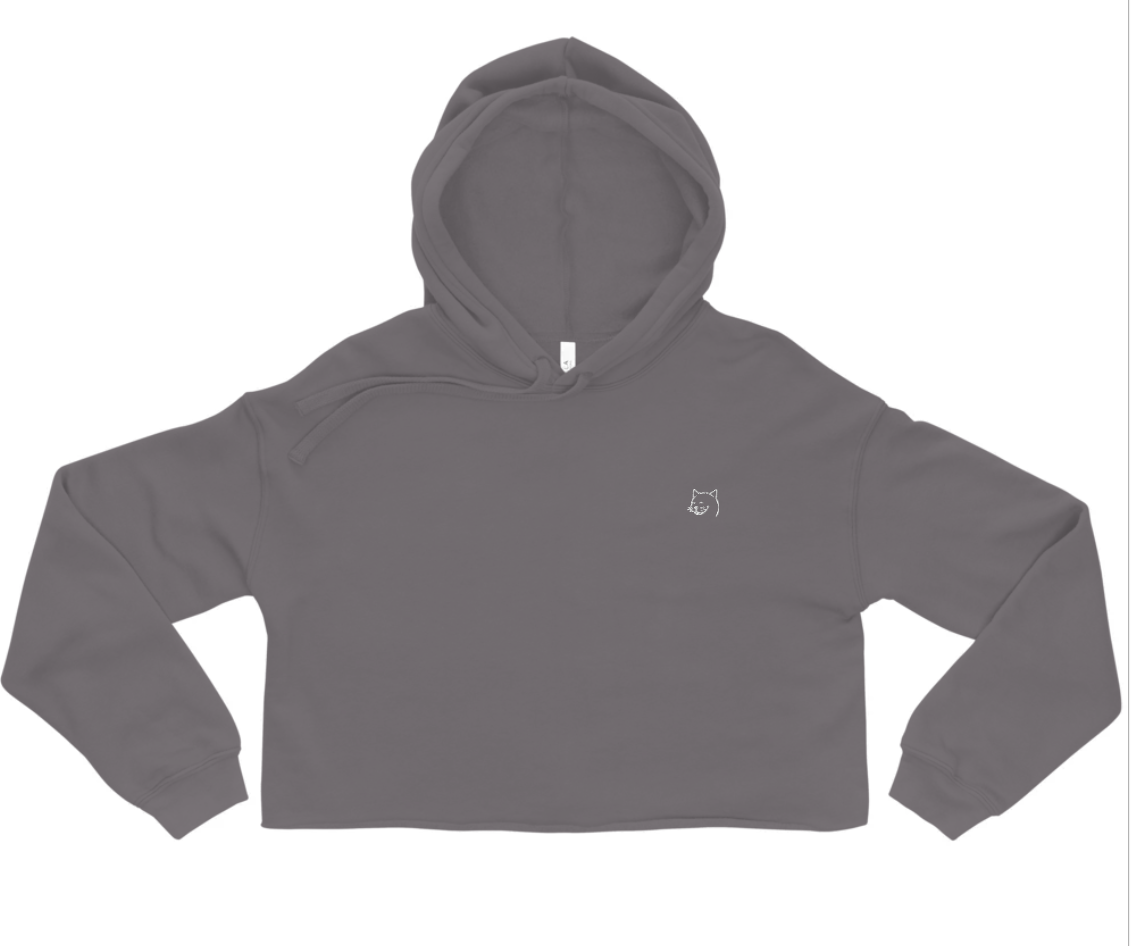 the cat crop hoodie