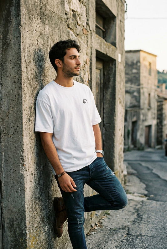 the cat heavyweight tee