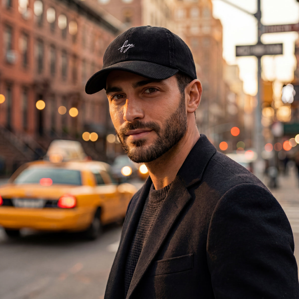 the corduroy figa hat - new york