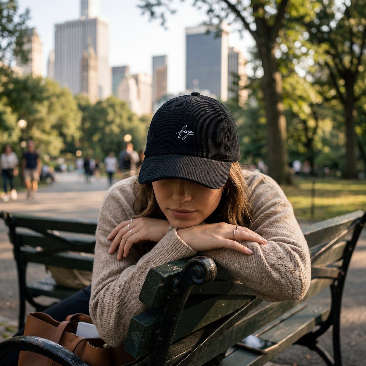 the corduroy figa hat - los angeles